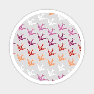 Lesbian Flag Bird Design Magnet